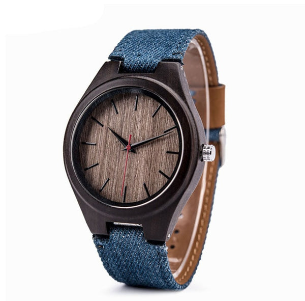 Derichi Canvas Wooden Watch