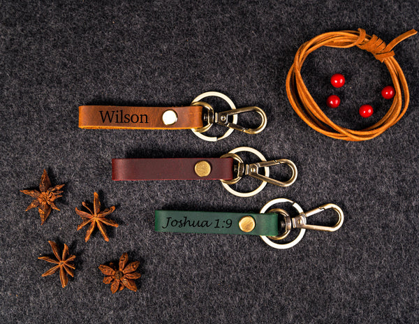 Leather Keychain Thin