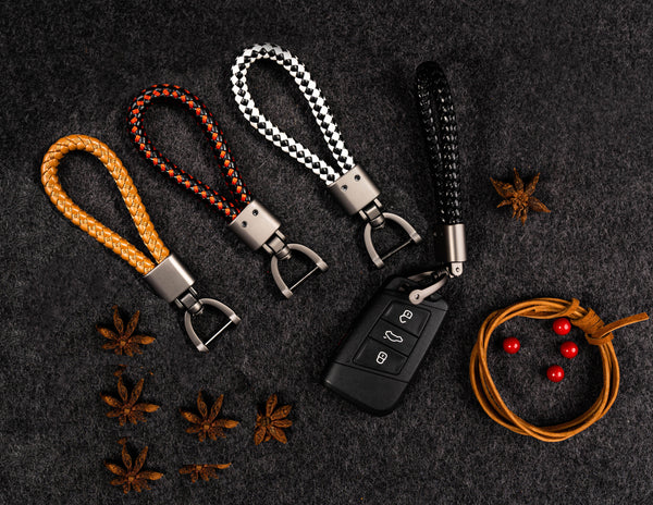 Lanyard Keychain Black Red