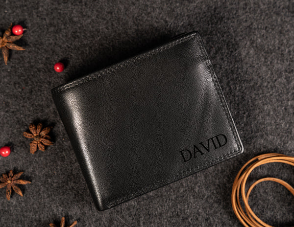 Leather men wallet Bifold