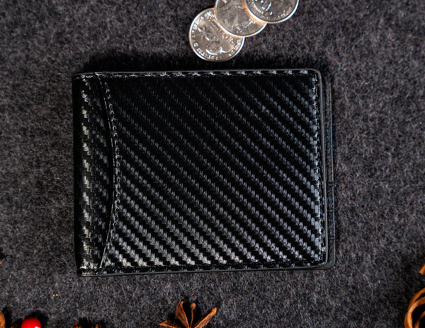 Slim Carbon Fibre Men Wallet