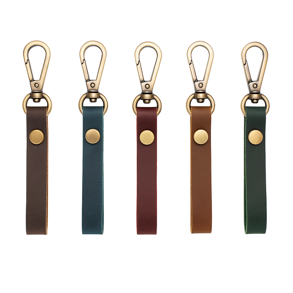 leather keychain
