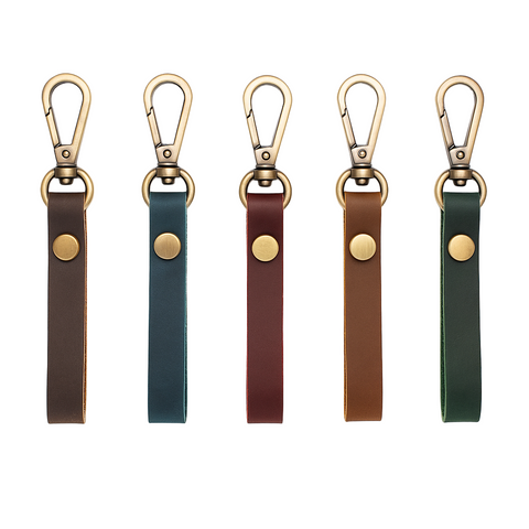 leather keychain
