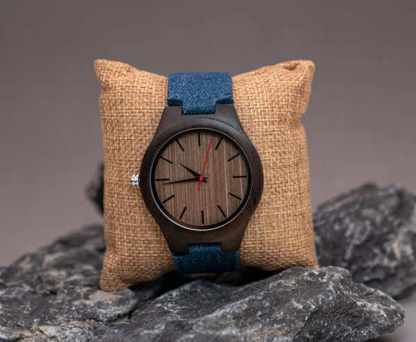 Derichi Canvas Wooden Watch