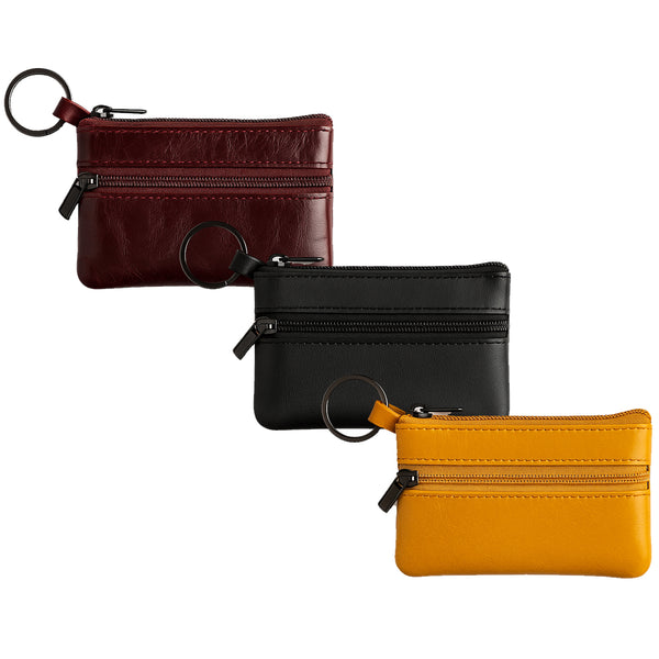 Unisex Genuine Leather Cash Coin Purse