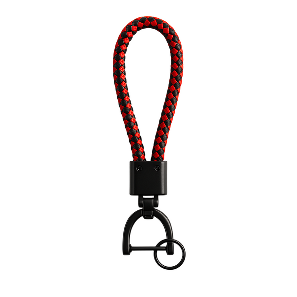 Lanyard Keychain Black Red