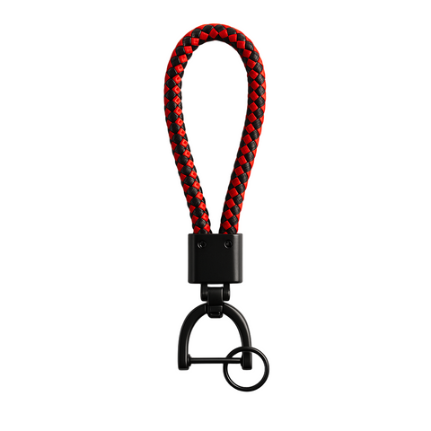 Lanyard Keychain Black Red