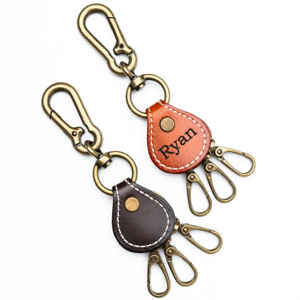 3 clasp keychain