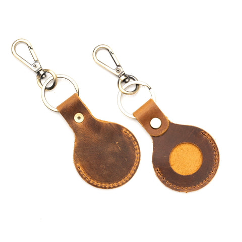 leather airtag case