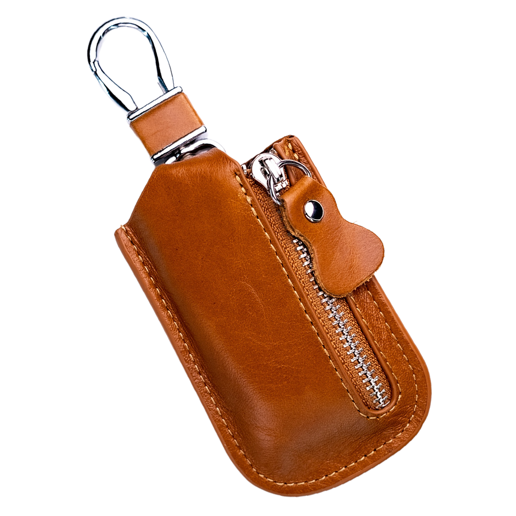 leather key pouch