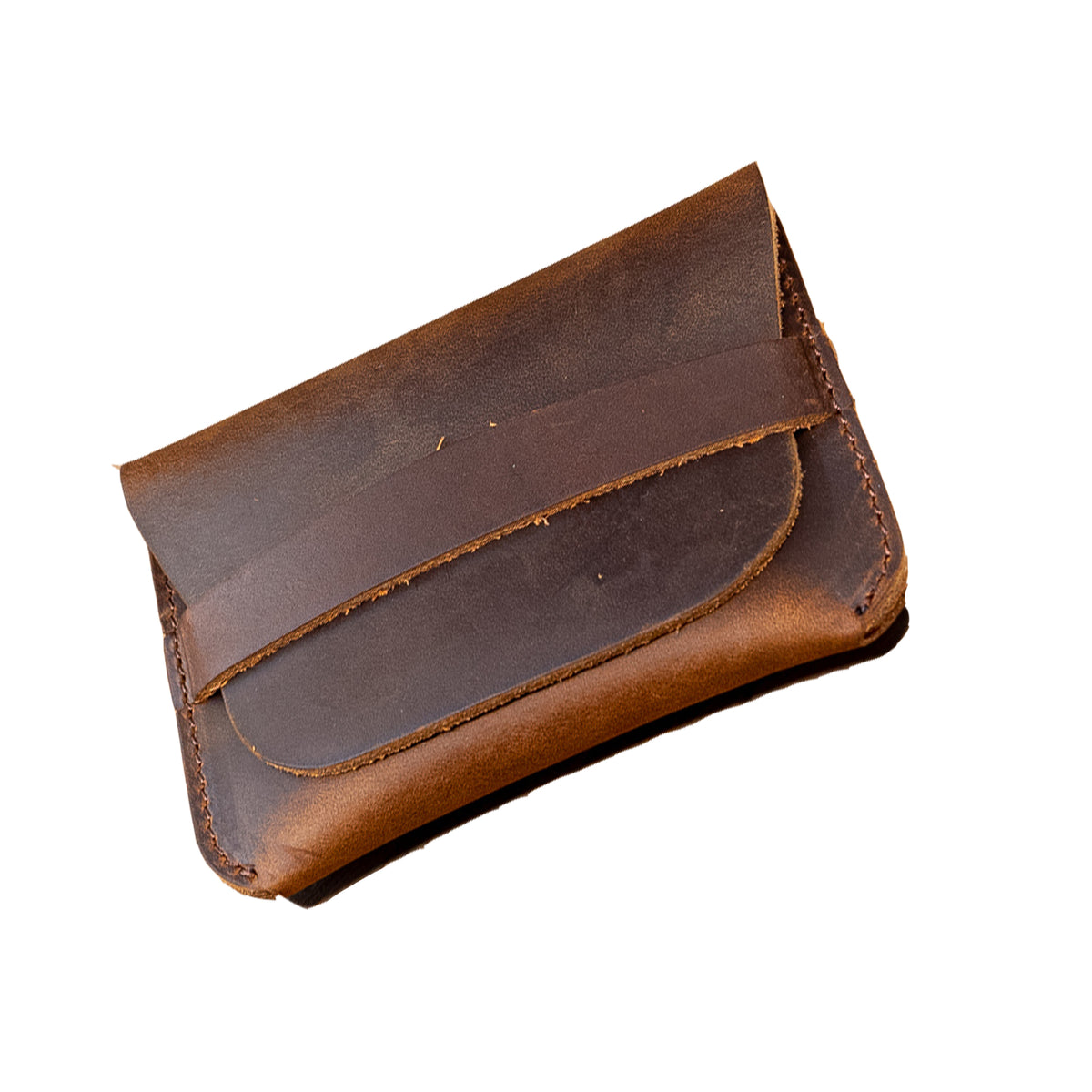 Folding Leather Business Card Holder 3 Colors