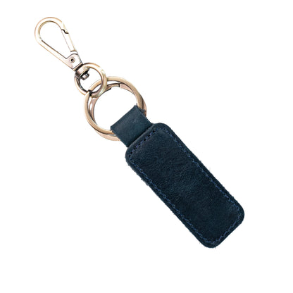 Thick Leather Keychain 5 Colors, Engraved