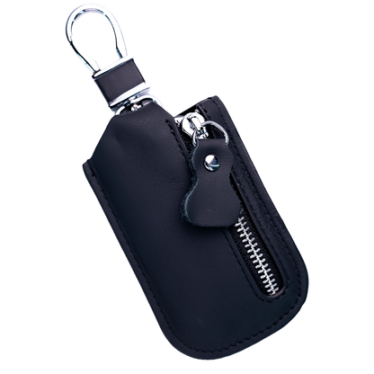 Leather Smart Key Fob Pouch Personalized, 3 Colors