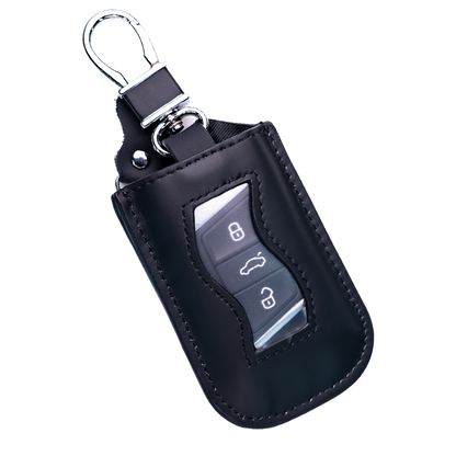 Leather Smart Key Fob Pouch Personalized, 3 Colors