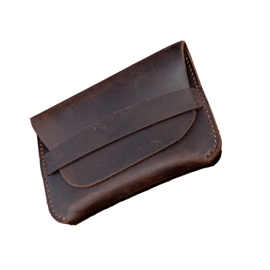 Folding Leather Business Card Holder 3 Colors