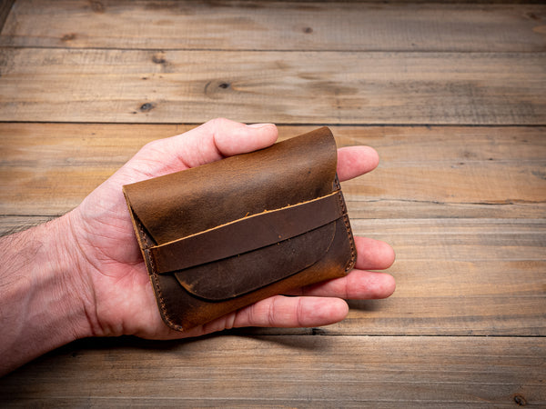 Minimalist Folding Business Card Holder Coin Purse