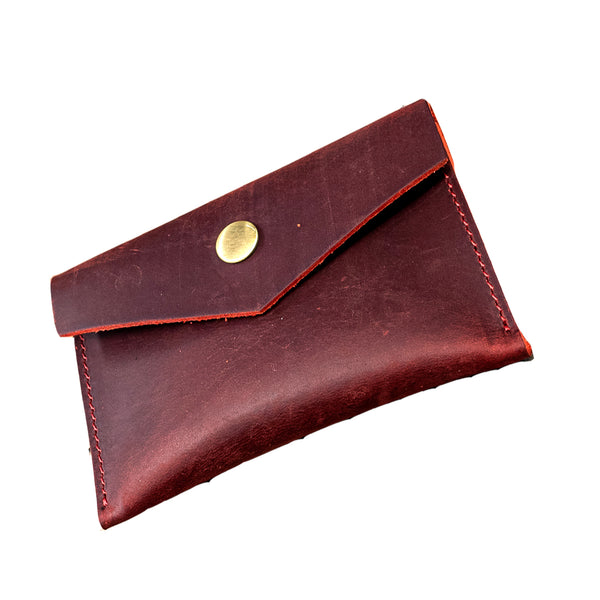 Grain Leather Slim Coin Purse