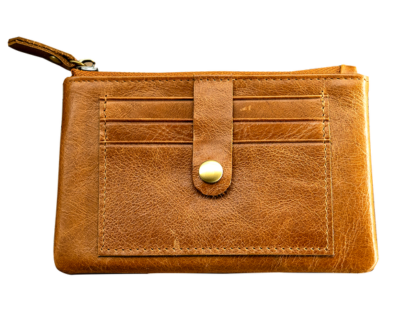 Genuine Leather RFID Blocking Coin Purse